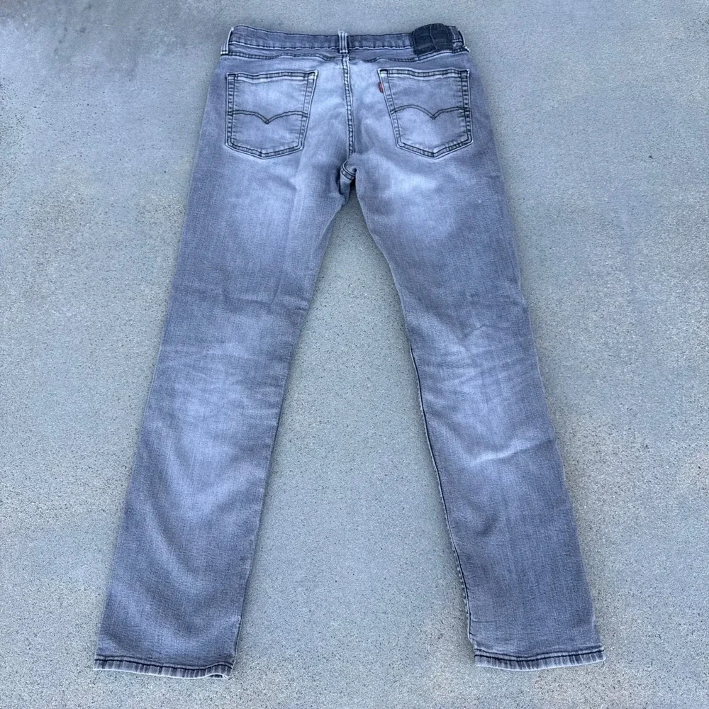 Levi's 514 36x34 Straight‎ Fit Jeans Men's Grey